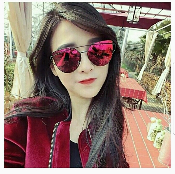 Accessories - New Cat Eye Sunglasses Women twin-beams